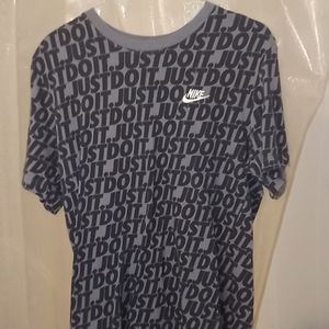Gray/dark blue Nike shirt size small